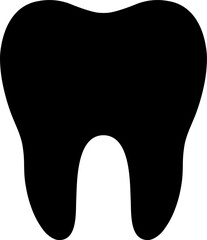 Vector illustration of tooth icon.