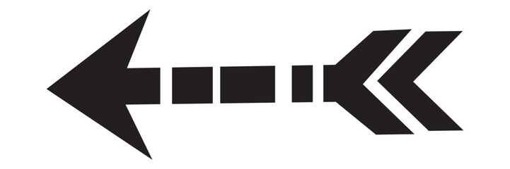 Obraz premium black arrow pointing left down, clip art blue arrow icon pointing for left down, 3d arrow symbol .