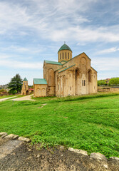 Fototapeta na wymiar Awesome view of the Bagrati Cathedral in Kutaisi, Georgia