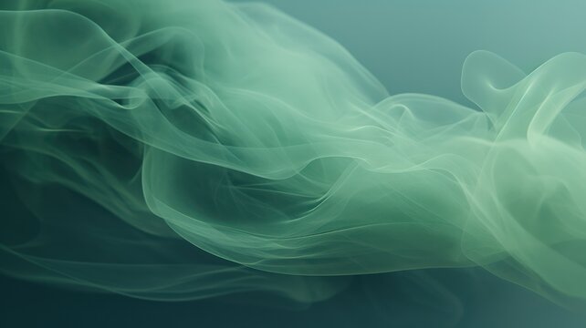 Abstract soft green hues colors smoke on texture background. cloud, a soft Smoke cloudy texture background.
