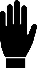 Obraz premium Illustration of glove icon.