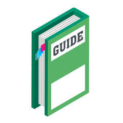 Illustration of guide on white background.
