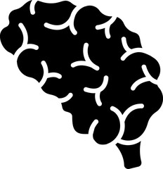 B&W illustration of brain icon.