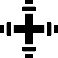 Pipeline icon in flat style.