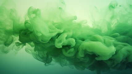 Abstract soft green smoke on texture background. cloud, a soft Smoke cloudy texture background.