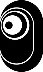 House security sensor device icon or symbol.