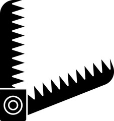 Isolated trap icon in black color.