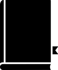 Obraz premium Illustration of book glyph icon.