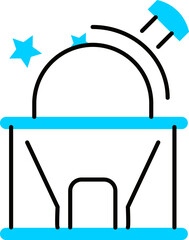 Vector illustration of Observatory icon.