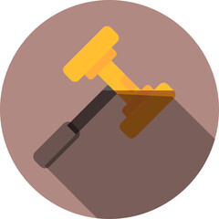 Vector illustration of Hammer icon.