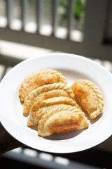 Cireng is a tasty West Javanese snack crafted from tapioca flour, deep-fried, and typically enjoyed with a zesty dipping sauce.