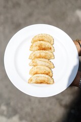 Cireng is a tasty West Javanese snack crafted from tapioca flour, deep-fried, and typically enjoyed with a zesty dipping sauce.