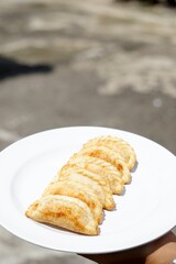 Cireng is a tasty West Javanese snack crafted from tapioca flour, deep-fried, and typically enjoyed with a zesty dipping sauce.