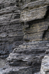 Surface of the cliff at the seaside