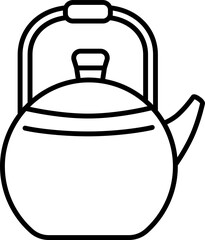 Obraz premium Vector Illustration of kettle In Flat Style.