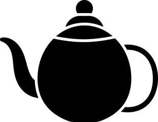 Kettle Icon In Line Art. 