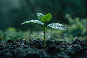 Hand Cradling a Plant, Reflecting the Commitment to Sustainability.