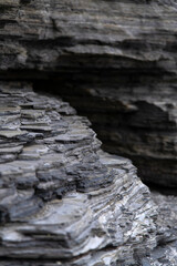 Surface of the cliff at the seaside