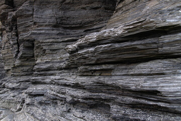 Surface of the cliff at the seaside