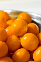 美味しい金柑の甘露煮の作り方　水洗い　ふきこぼし　甘露煮込み