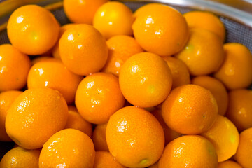 美味しい金柑の甘露煮の作り方　水洗い　ふきこぼし　甘露煮込み