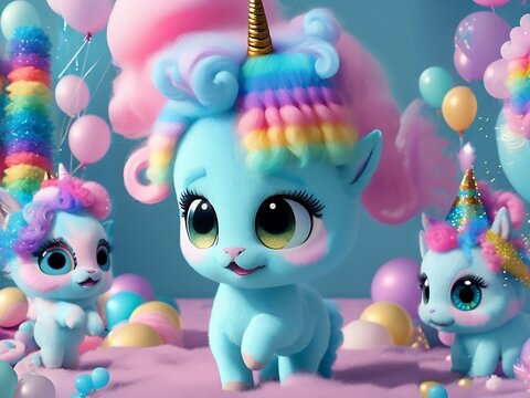 Digital Artwork - my little pony unicorn - prints wallpapers decorations backgrounds pictures downloads paintings gifts posters - generative ai