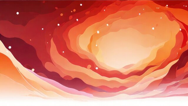 abstract red background with clooud bubbles