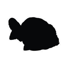 Goldfish silhouette vector design with unique body shape