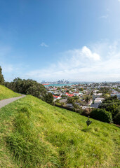 Fototapeta na wymiar Devonport and Mount Victoria: Auckland's coastal charm & iconic summit, scenic walk with breathtaking views