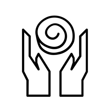 recommend clip art: hypnosis group line icon