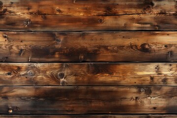 Old planks brown wooden background.