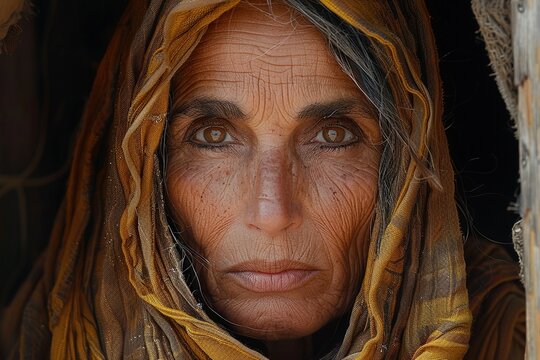 Portrait of Sarah, biblical character.