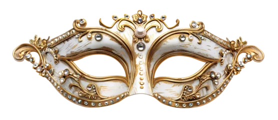 Gordijnen Opera carnival masquerade mask cut out © Yeti Studio