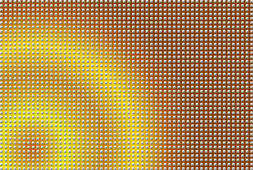 Abstract pattern. Pyramids on a black gradient background. Yellow, orange, red. Vector illustration. Flyer background design, advertising background, fabric, clothing, texture, textile pattern.