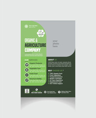 agriculture farming flyer