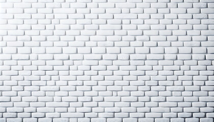 White painted brick wall with a clean, even pattern and textured surface.