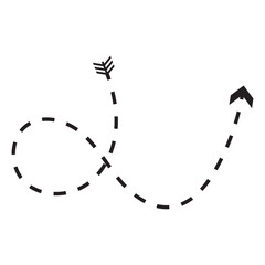 Collection hand drawn arrows. Set simple arrows isolated on white background. Arrow mark icons. Arrow paint - stock vector.