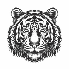 Tiger Symbol Design Illustration