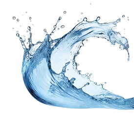 Obraz premium Water splash cut out