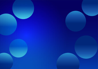 Abstract colorful circular gradient elememts background