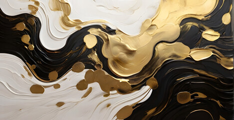 Background with white, black, gold