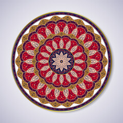 Morrocan Mandala Art Pattern Vector