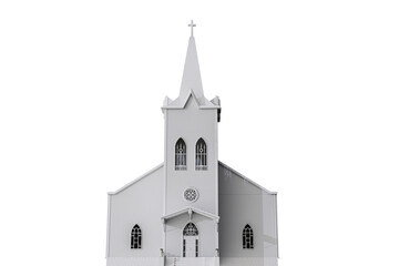 Presbyterian church isolated on transparent background - 747031759