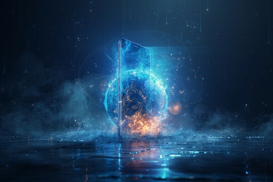 Digital shield with protective energy in a cyber environment