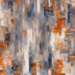 orange - gray - white texture in impressionism style