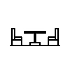 dining chair solid icon