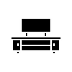 family tv solid icon