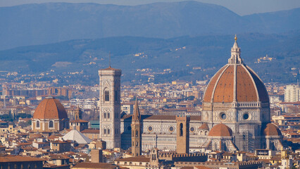 Sunlit Splendor: Piazzale Michelangelo's View of Piazza del Duomo