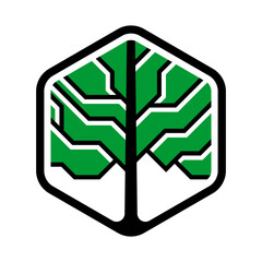 Tree Vector Logo Design Template