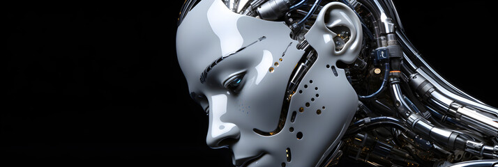 Sophistication and Futuristic Elegance - A Glimpse Into Cutting-edge AI Robotics